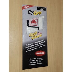 EZ-GRIP GOLF GLOVE Men's Regular LEFT MEDIUM Vintage 2001~STATE FARM~NEW